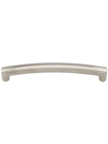 Delgado Cabinet Pull - 6 1/4 inch Center-to-Center in Polished Nickel.